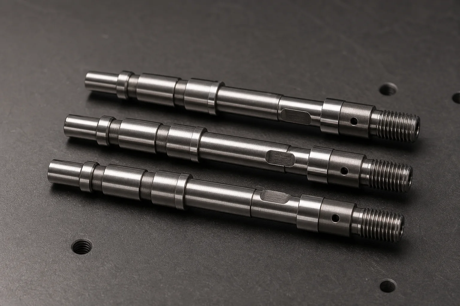 Concept visualization of functional interfaces on miniature motor shafts